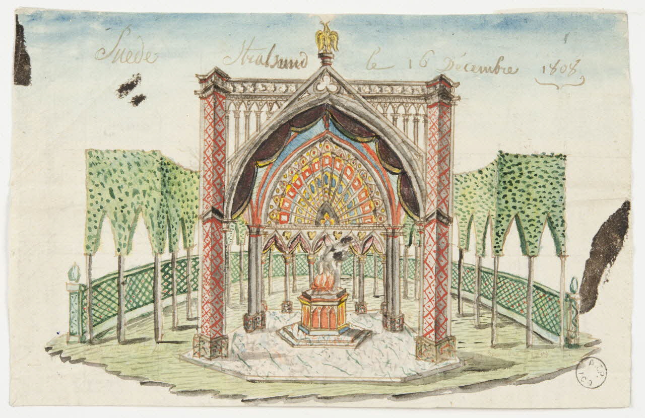 dessin Suede Stralsund 1973.22.3 Photo Mucem