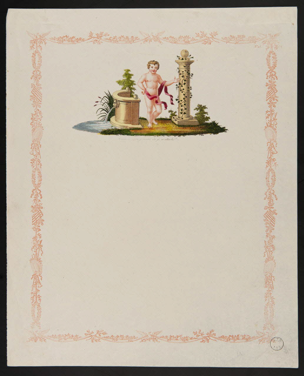 estampe Comme ce lierre je meurs où je m'attache. 1973.22.32 Photo Mucem