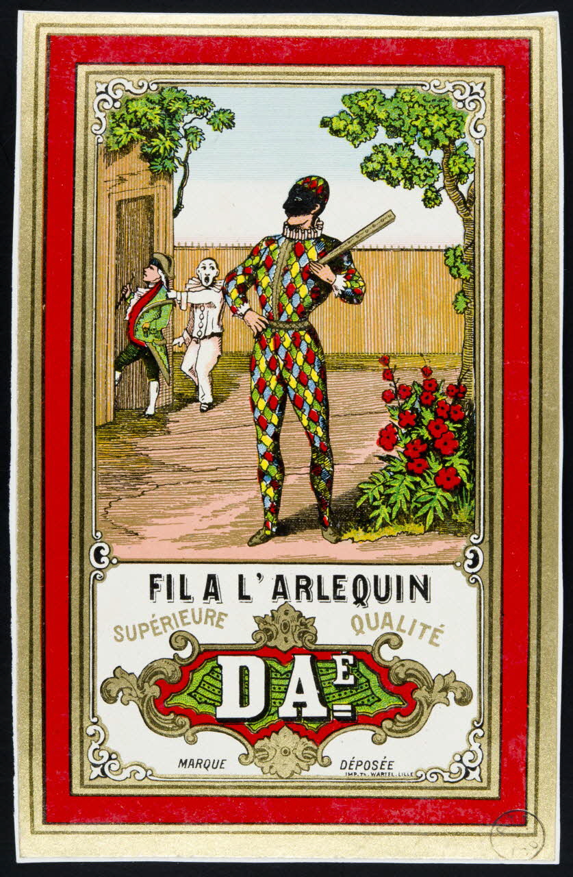 estampe FIL A L'ARLEQUIN 1973.22.39 Photo Mucem