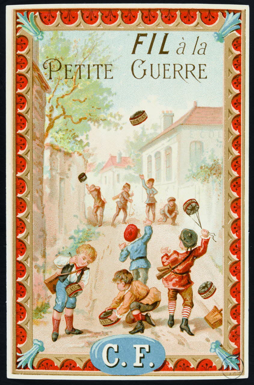 estampe FIL à la  PETITE GUERRE  C. F. 1973.22.42 Photo Mucem