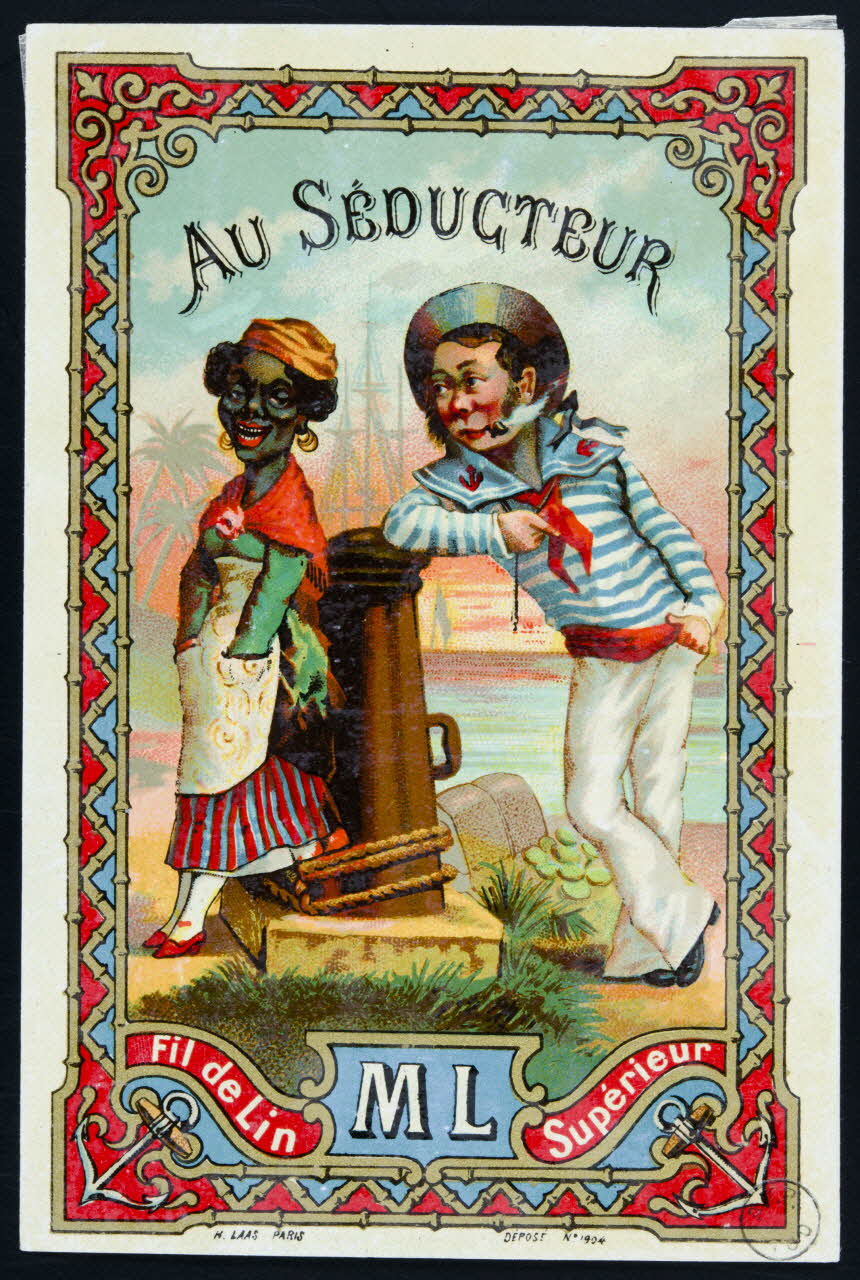 estampe AU SEDUCTEUR  Fil de Lin Supérieur 1973.22.45 Photo Mucem
