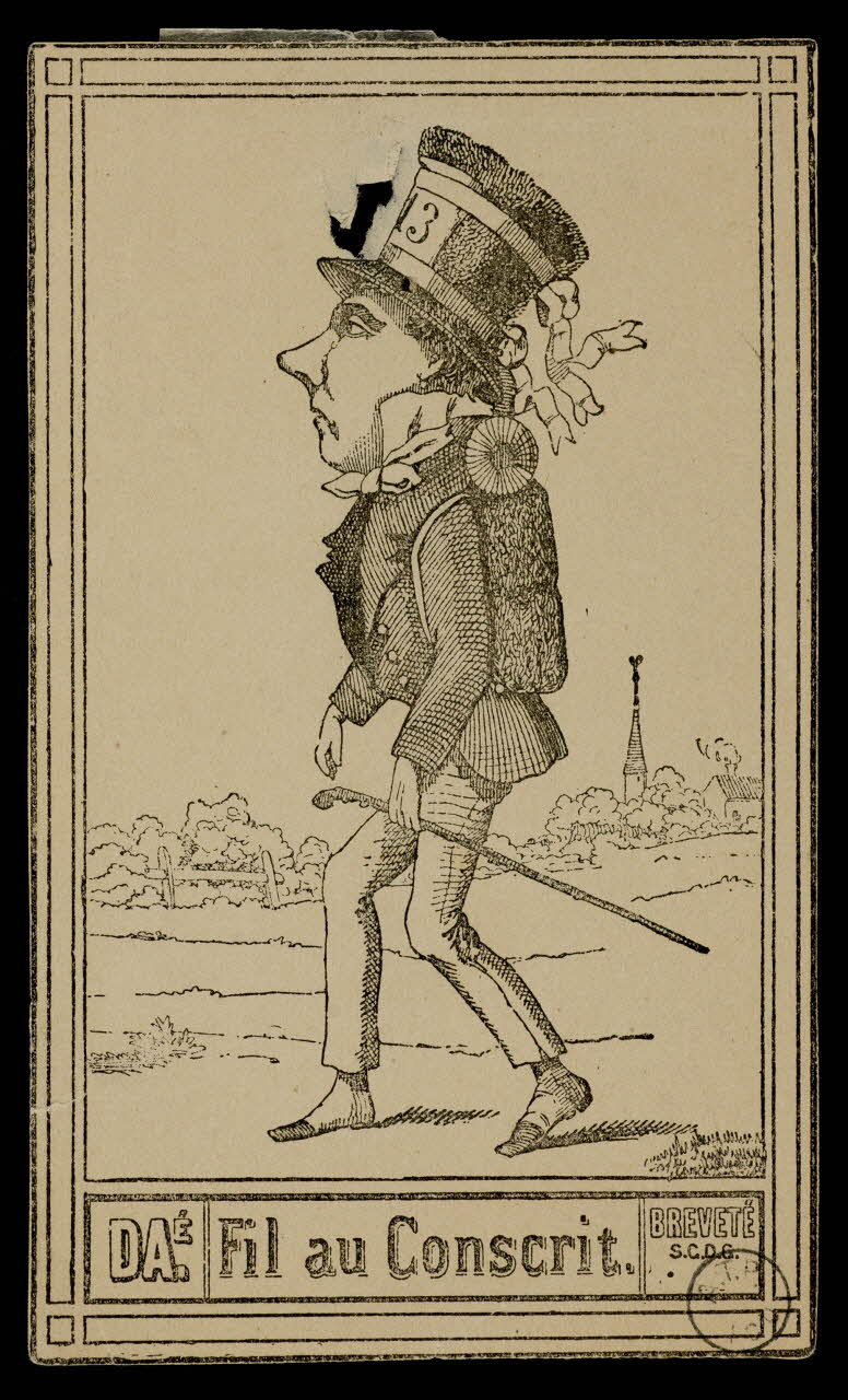 estampe Fil au Conscrit. 1973.22.47.2 Photo Mucem