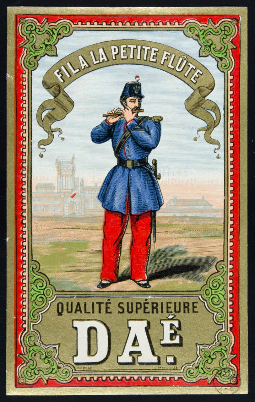 estampe FIL A LA PETITE FLÛTE  QUALITE SUPERIEURE 1973.22.52 Photo Mucem