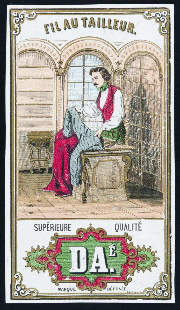 estampe FIL AU TAILLEUR.  SUPERIEURE QUALITE 1973.22.70 Photo Mucem
