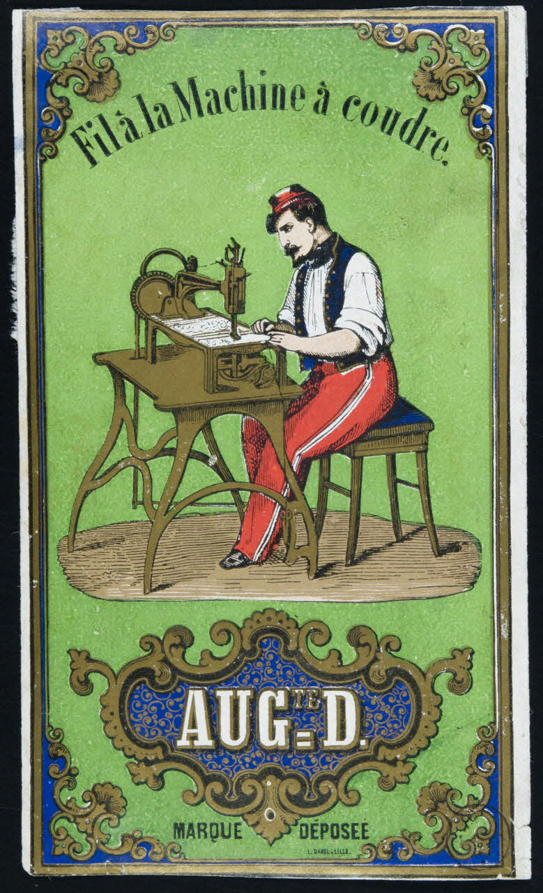 estampe Fil à la Machine à coudre. 1973.22.73 Photo Mucem