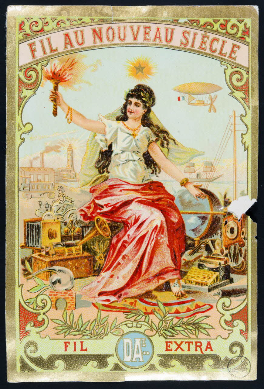 estampe FIL AU NOUVEAU SIECLE  FIL EXTRA 1973.22.83 Photo Mucem