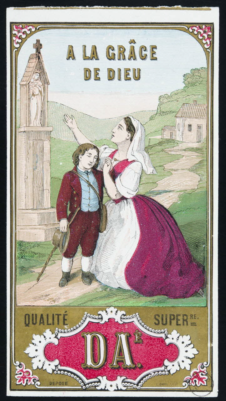estampe A LA GRÂCE  DE DIEU 1973.22.86 Photo Mucem