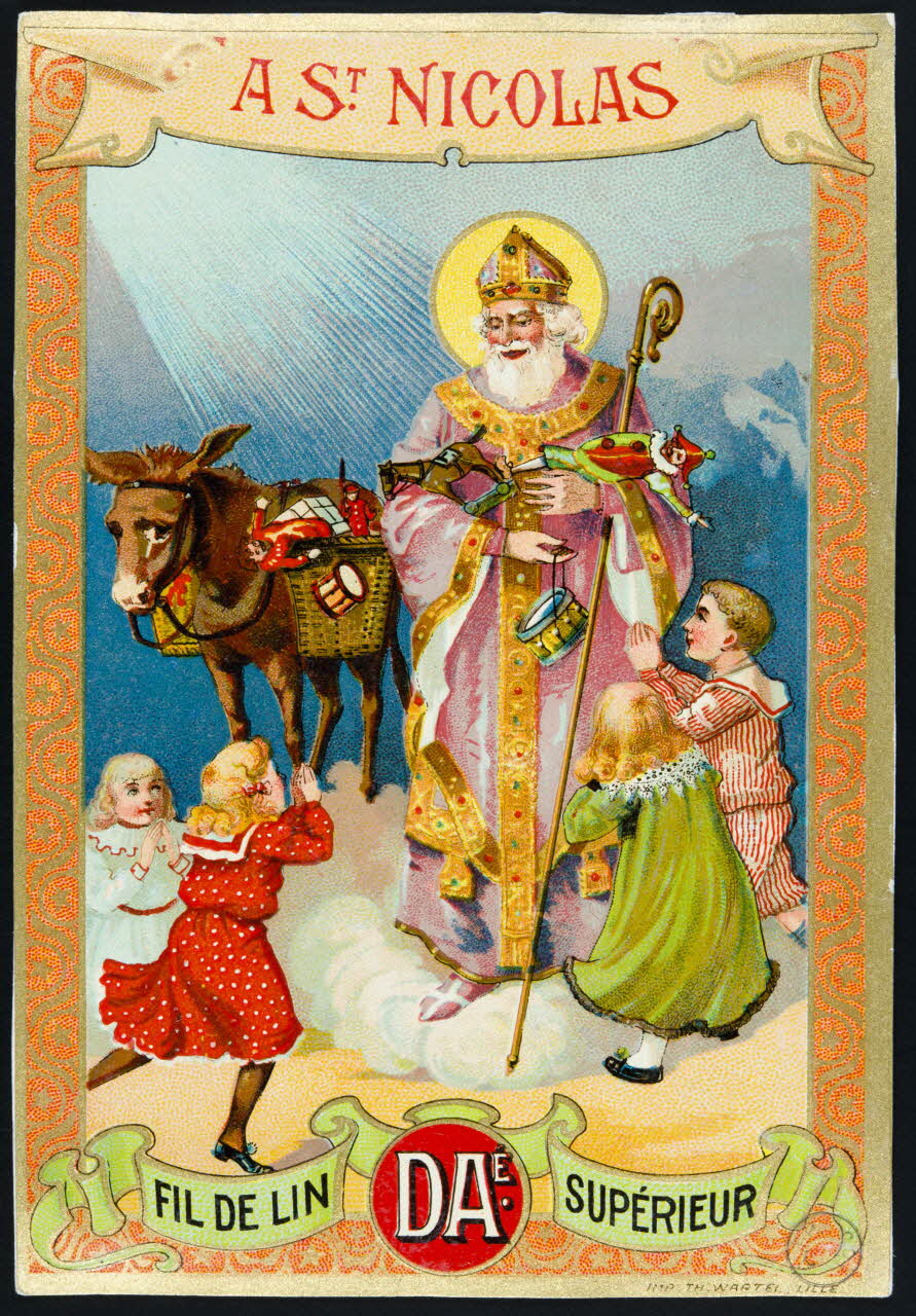 estampe A ST. NICOLAS  FIL DE LIN SUPERIEUR 1973.22.88 Photo Mucem