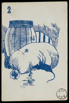 estampe Rat grignotant le contenu d'un sac 1973.24.3  Photo Mucem