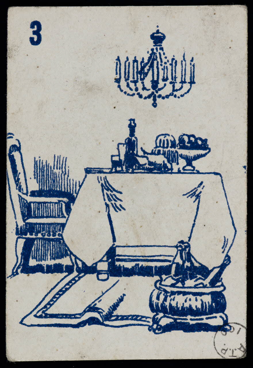 estampe Table avec repas 1973.24.5 Photo Mucem