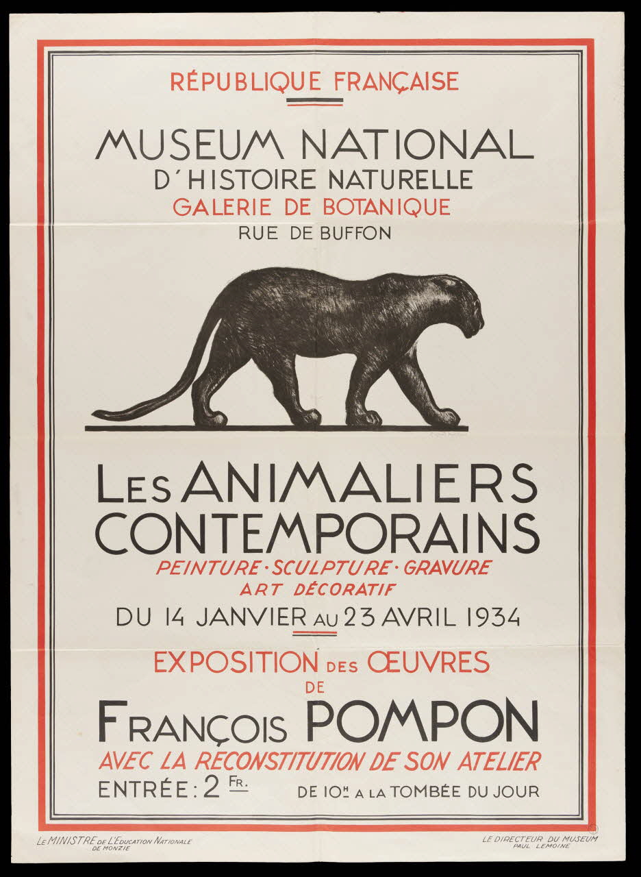 estampe LES ANIMALIERS  CONTEMPORAINS 1973.30.15 Photo Mucem
