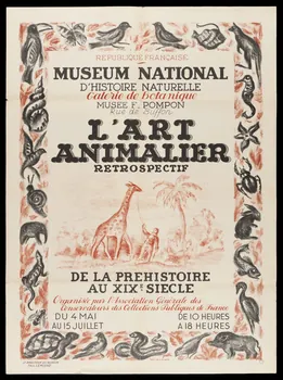 estampe L'ART  ANIMALIER  RETROSPECTIF 1973.30.17 Photo Mucem
