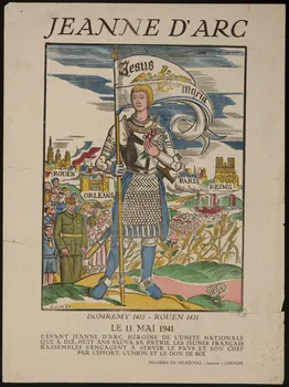 estampe JEANNE D'ARC 1973.30.8 Photo Mucem