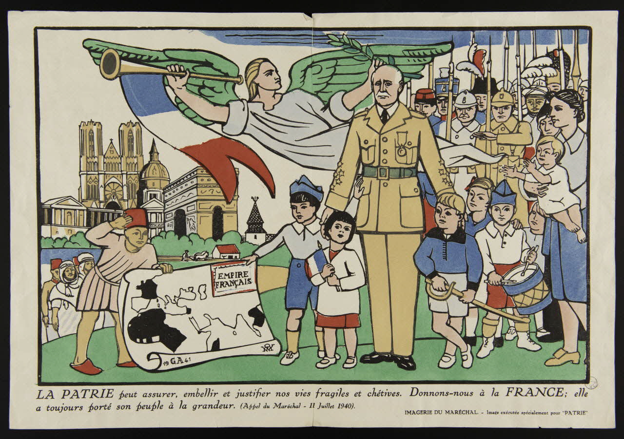 estampe LA PATRIE 1973.30.9 Photo Mucem