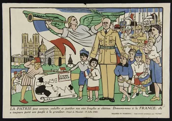 estampe LA PATRIE 1973.30.9 Photo Mucem