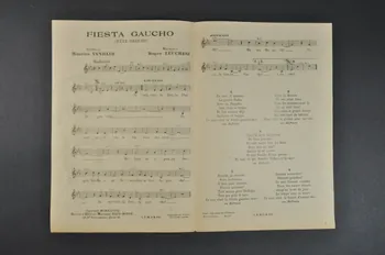 Maurice Vandair ; Roger Lucchesi ; Paris-Monde; chanson petit format Île-de-France, France 1943 1966.138.14  Photo Mucem
