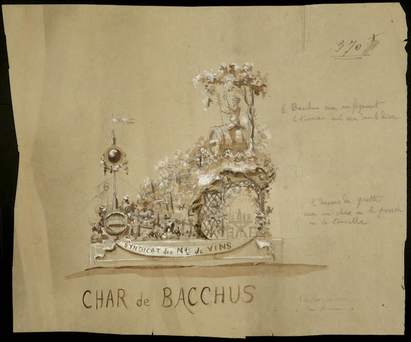 dessin CHAR de BACCHUS 1973.31.175 Photo Mucem