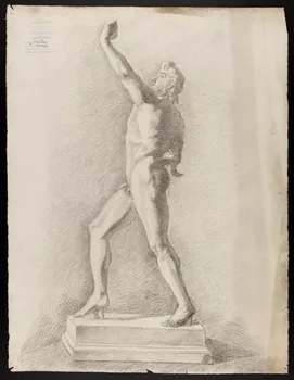 Coulon Henri dessin Etude d'après la bosse 1893-1903 1973.31.32  Photo Mucem