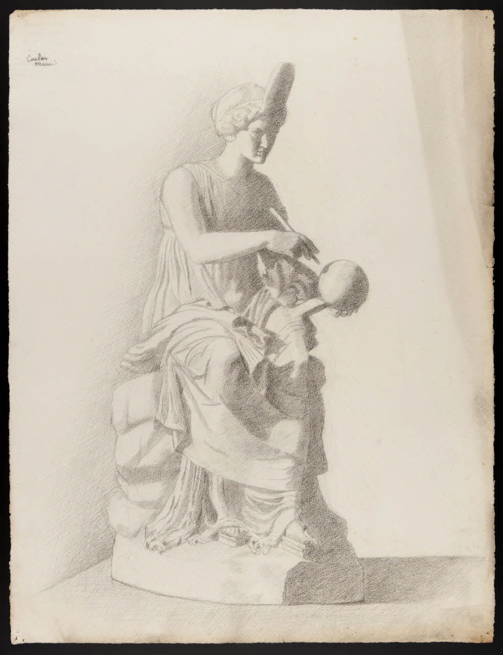 Coulon Henri dessin Etude d'après la bosse 1893-1903 1973.31.33 Photo Mucem