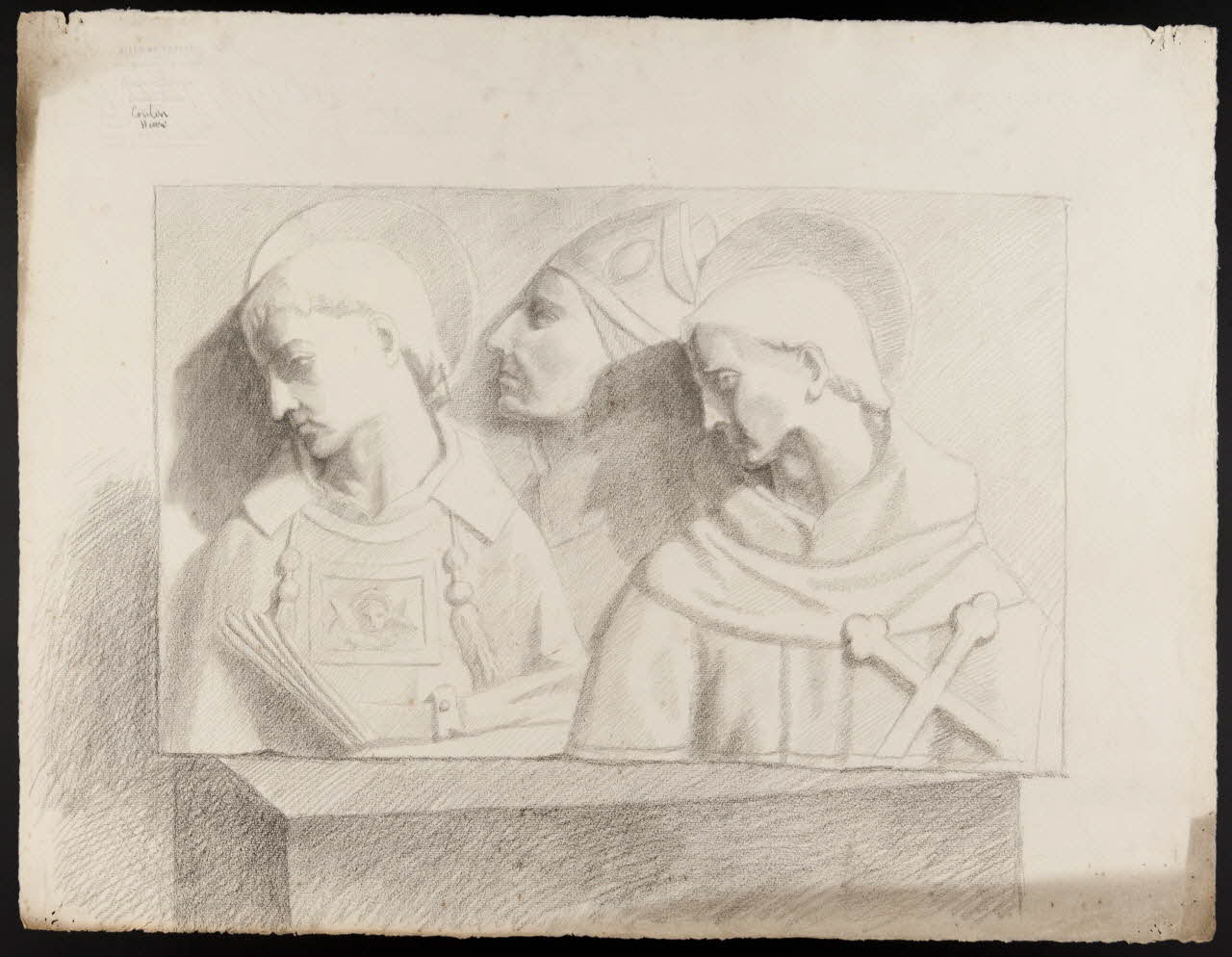 Coulon Henri dessin Etude d'après la bosse 1893-1903 1973.31.34  Photo Mucem
