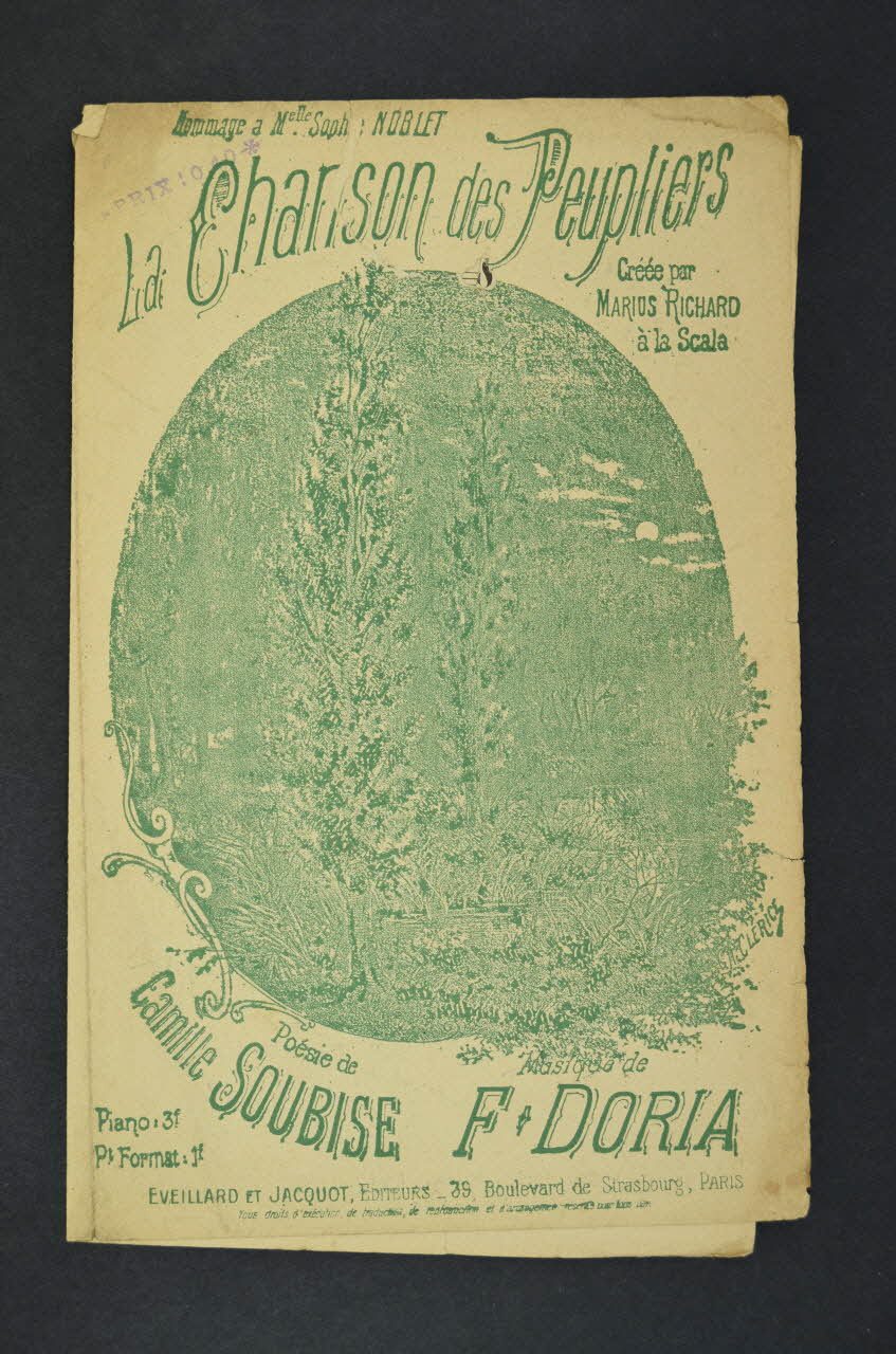 chanson petit format 1965.145.46 Photo Mucem