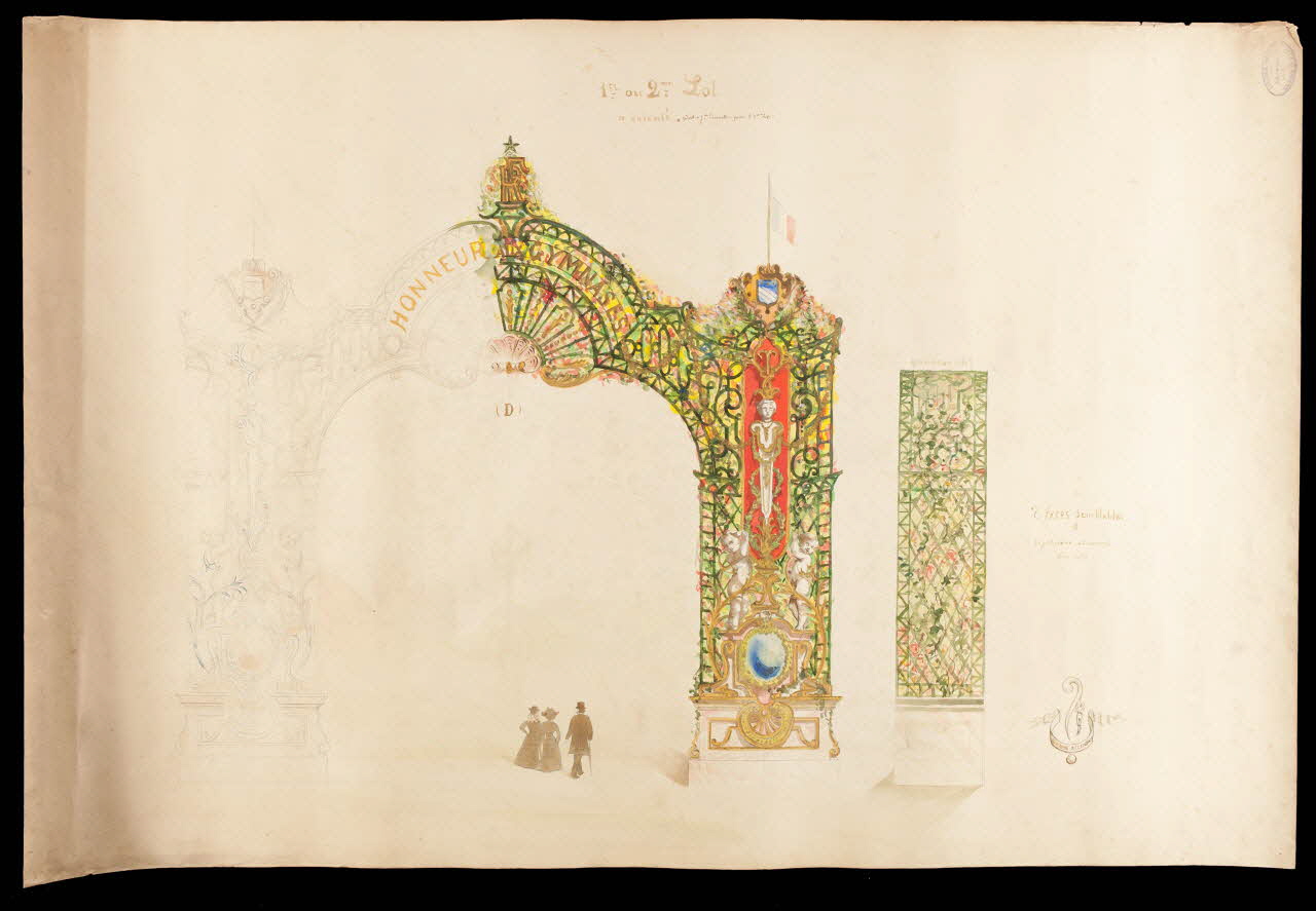 dessin HONNEUR AUX GYMNASES 1973.31.64 Photo Mucem