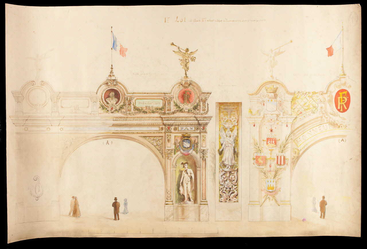 dessin Décor d'architecture 1973.31.66 Photo Mucem