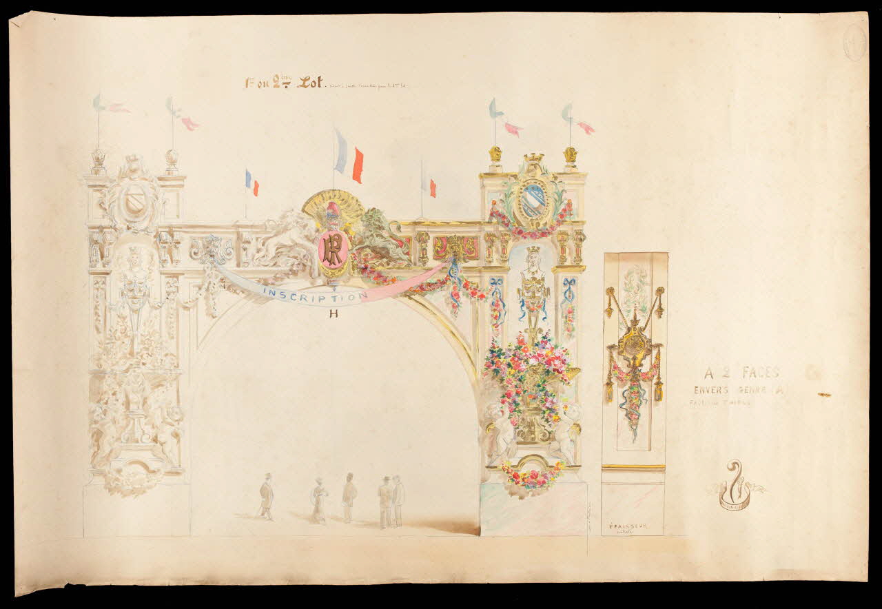 dessin Décor d'architecture 1973.31.70 Photo Mucem