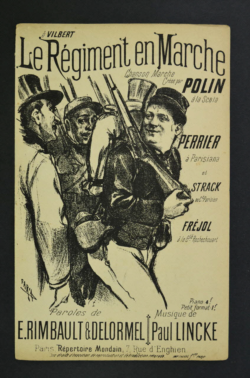 partition de musique petit format 1965.146.11 Photo Mucem