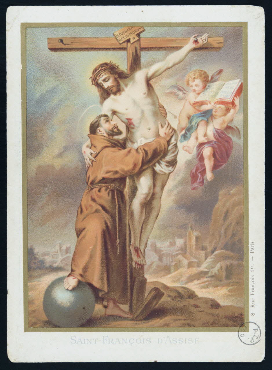 estampe SAINT FRANCOIS D'ASSISE 1973.47.55 Photo Mucem