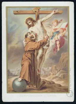 estampe SAINT FRANCOIS D'ASSISE 1973.47.55 Photo Mucem
