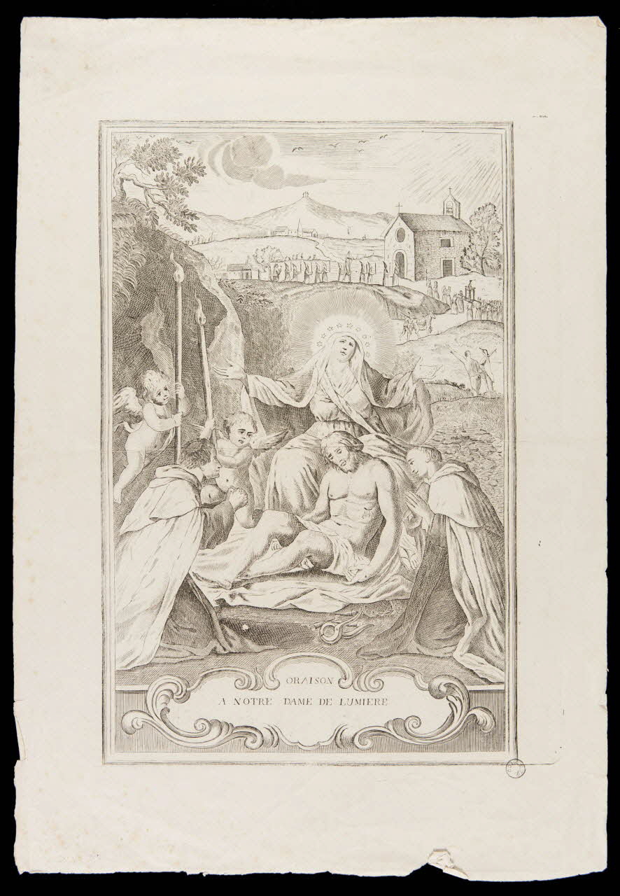 estampe ORAISON  A NOTRE DAME DE LUMIERE 1973.51.5 Photo Mucem