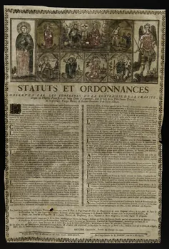 estampe STATUTS ET ORDONNANCES 1790 1973.53.12 Photo Mucem