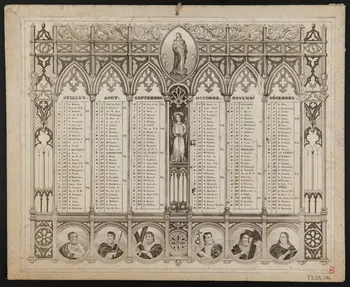 estampe Almanach 1841 1973.53.146  Photo Mucem