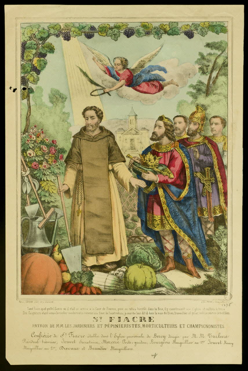 estampe St. FIACRE 1973.53.17 Photo Mucem