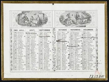 estampe Almanach 1973.53.207 Photo Mucem