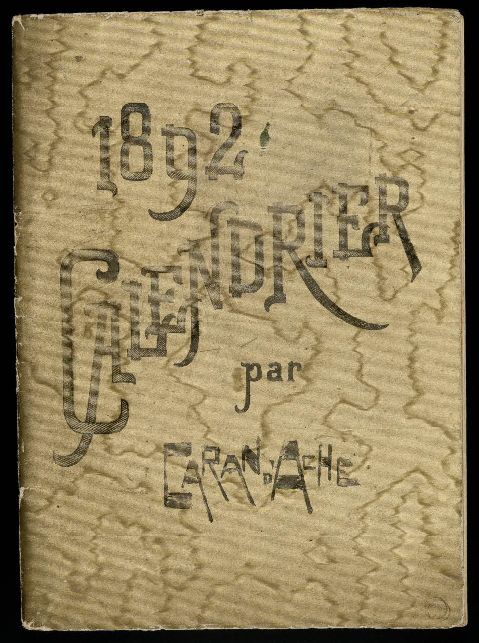 ALBUM 1892  CALENDRIER 1973.53.217.1/14 Photo Mucem