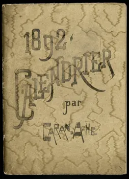 Coquelin et Cie album Calendrier Paris 1892 1973.53.217.1 Photo Mucem