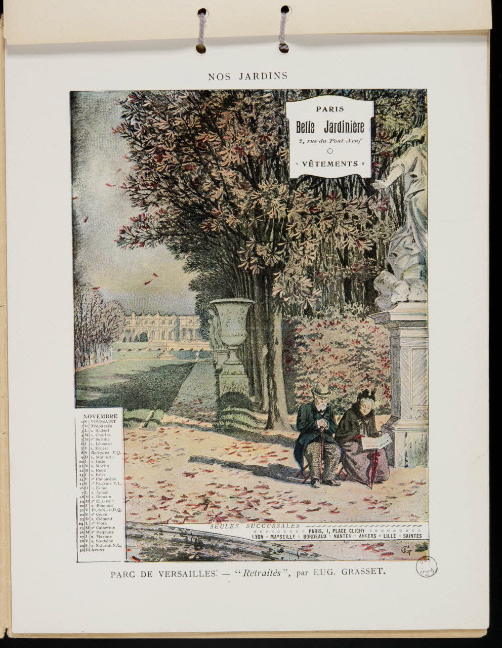 G Malherbe De album PARC DE VERSAILLES. Paris 1902 1973.53.219.12 Photo Mucem