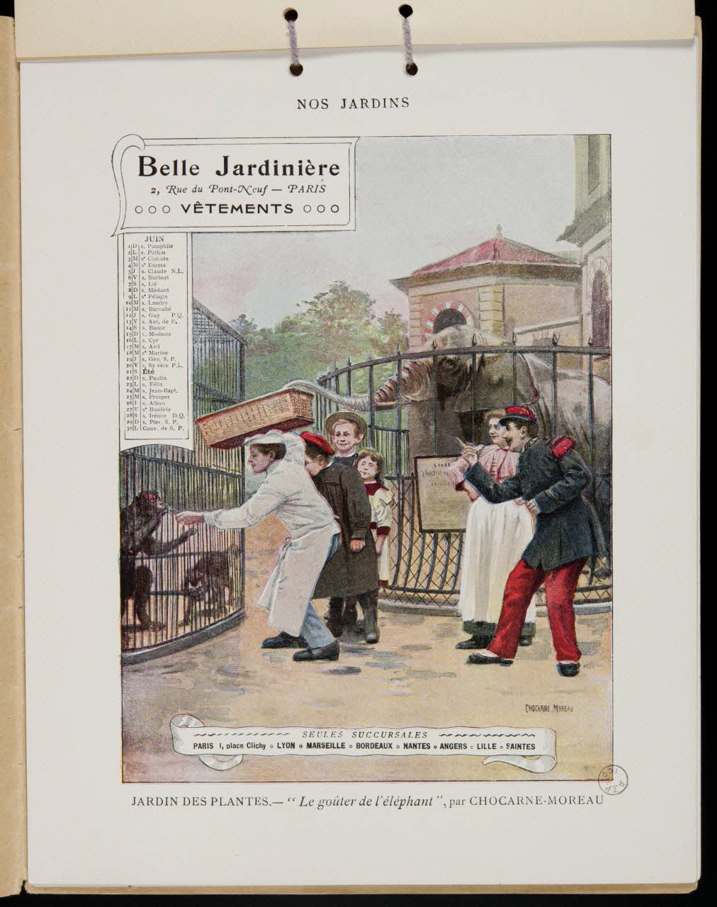 Paul Chocarne-Moreau ; G Malherbe De album JARDIN DES PLANTES. Paris 1902 1973.53.219.7 Photo Mucem