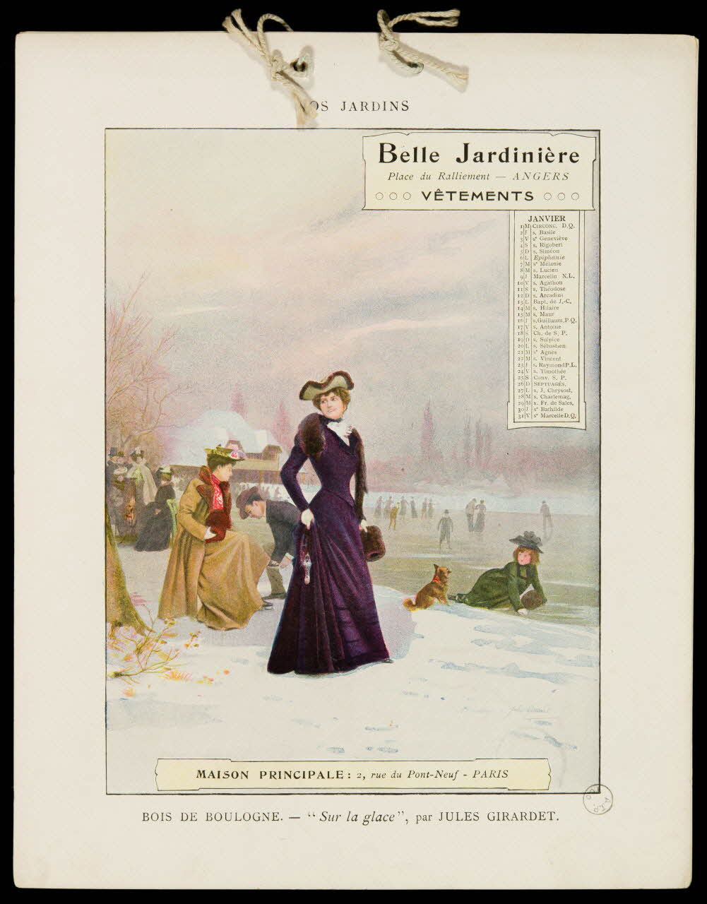 estampe Belle Jardinière  VETEMENTS 1973.53.220.1-12 Photo Mucem