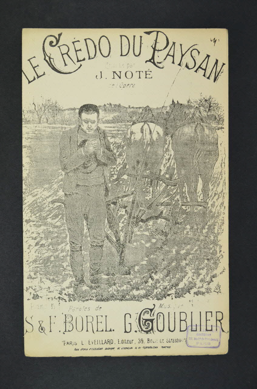 partition de musique petit format 1965.146.4 Photo Mucem