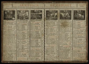 estampe ALMANACH DE CABINET 1973.53.56 Photo Mucem
