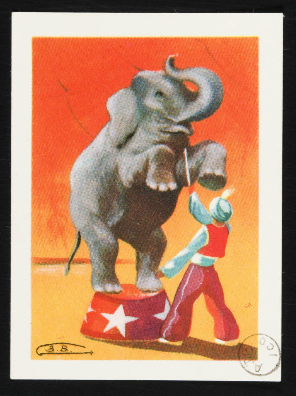 estampe Dompteur d'éléphant 1973.54.113 Photo Mucem