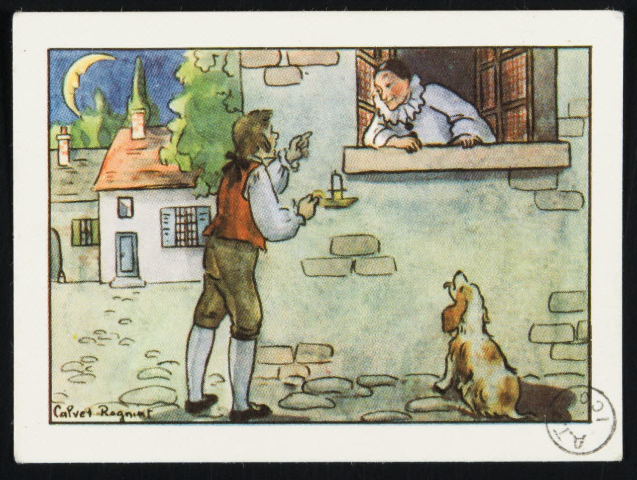 estampe Au clair de la lune 1973.54.119 Photo Mucem