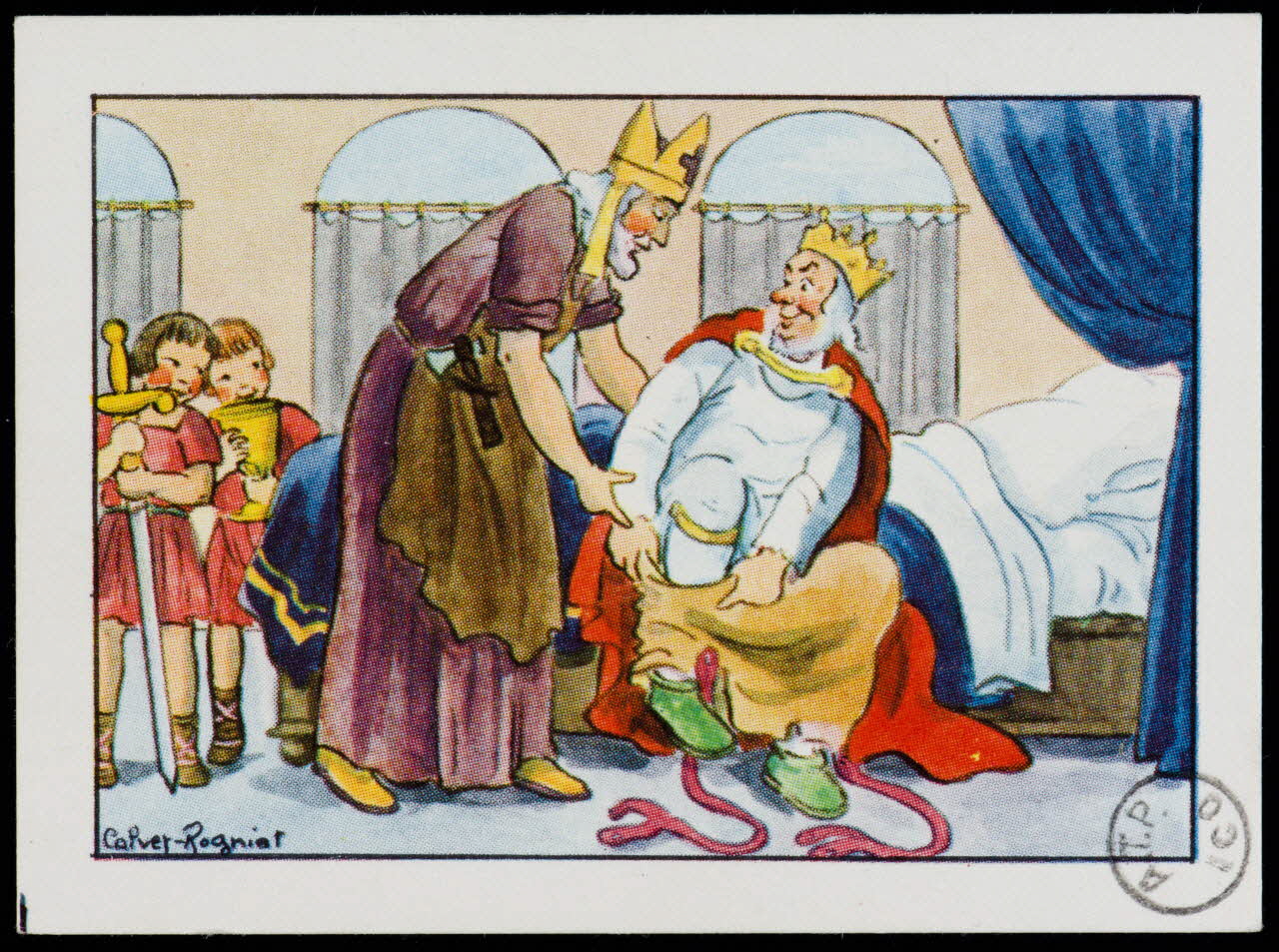 estampe Le bon roi Dagobert 1973.54.124 Photo Mucem