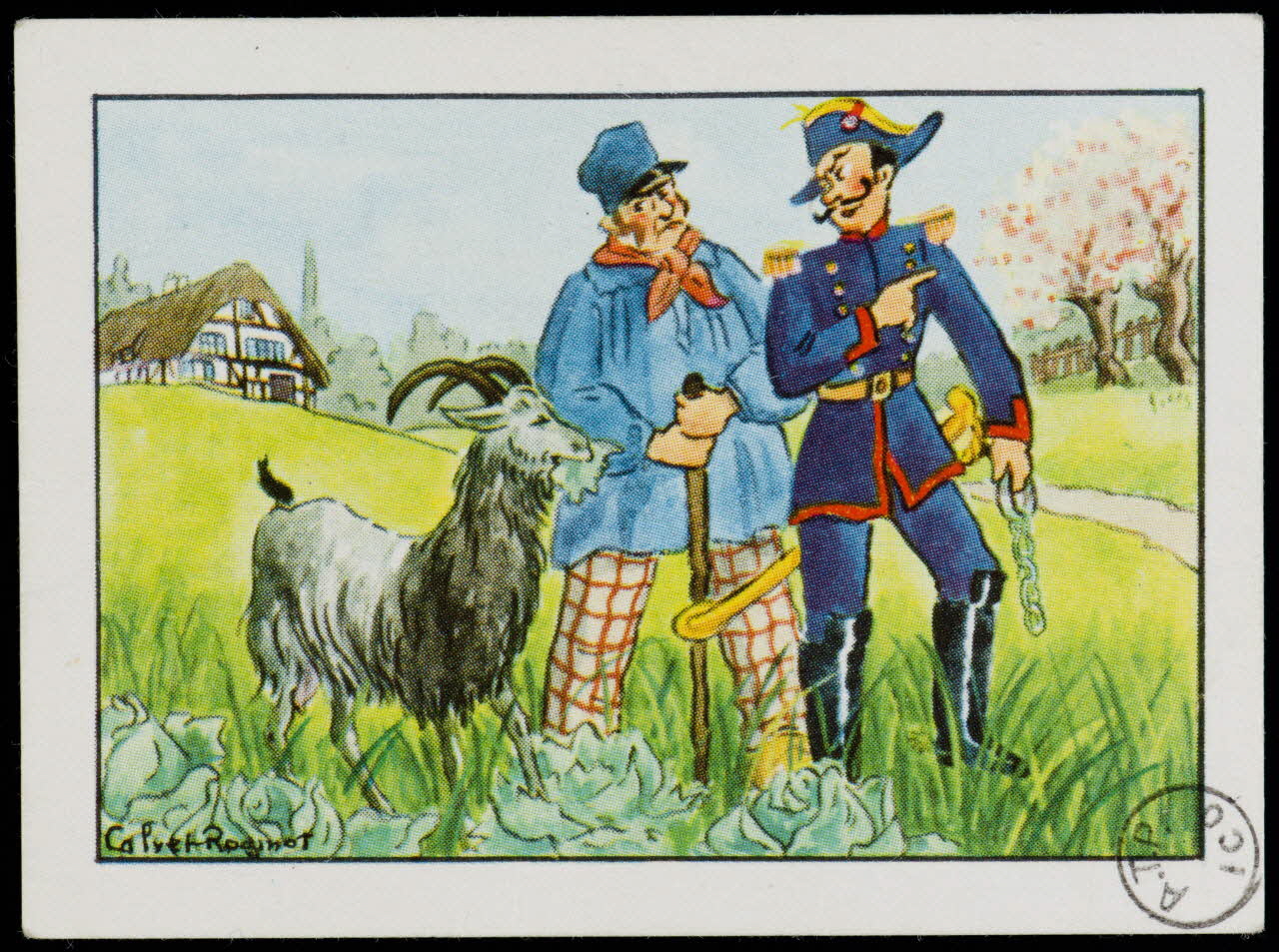 estampe La chèvre 1973.54.126 Photo Mucem