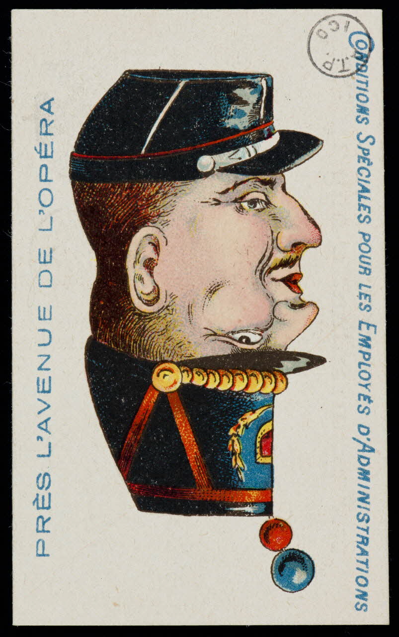 estampe CONDITIONS SPECIALES POUR LES EMPLOYES D'ADMINISTRATIONS  PRES L'AVENUE DE L'OPERA 1973.54.137 Photo Mucem