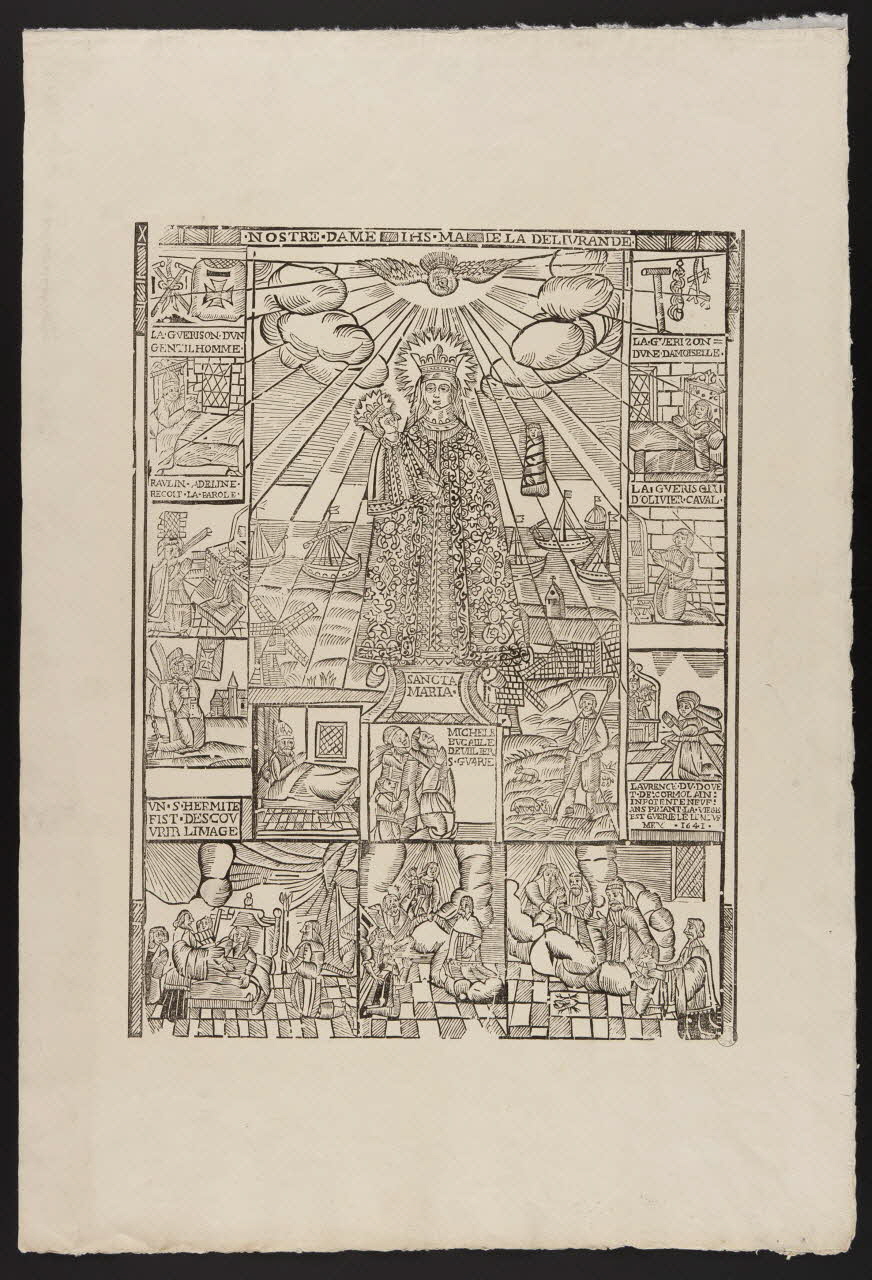 estampe NOSTRE - DAME DE LA DELIVRANCE 1973.54.43 Photo Mucem