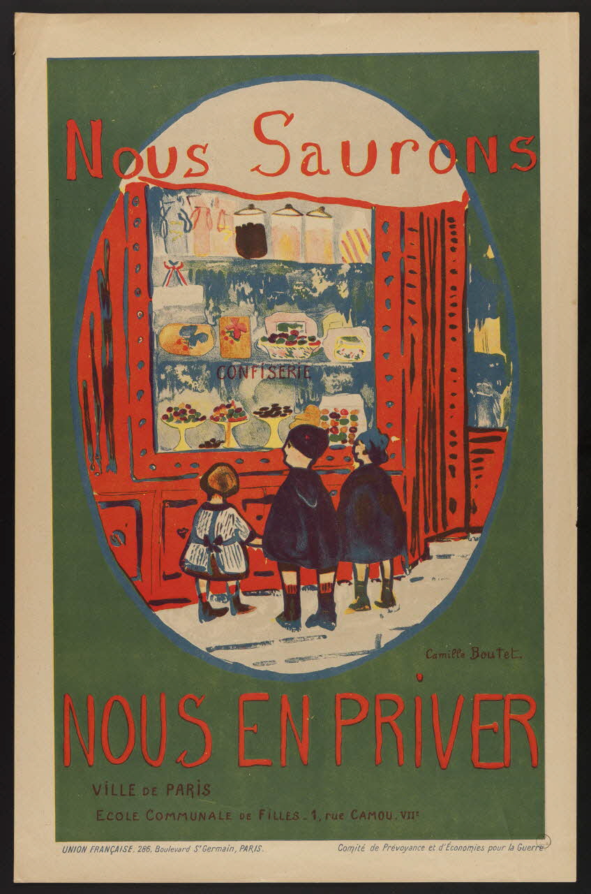 estampe Nous Saurons  NOUS EN PRIVER 1973.54.45 Photo Mucem